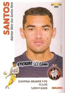 Sticker Santos - Campeonato Brasileiro 2014 n. 16 - Panini