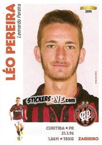 Sticker Léo Pereira - Campeonato Brasileiro 2014 n. 19 - Panini