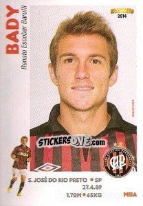Sticker Bady - Campeonato Brasileiro 2014 n. 21 - Panini