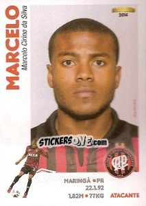 Sticker Marcelo - Campeonato Brasileiro 2014 n. 28 - Panini