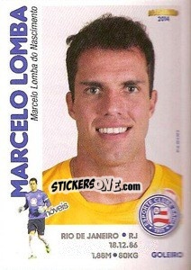 Sticker Marcelo Lomba - Campeonato Brasileiro 2014 n. 30 - Panini