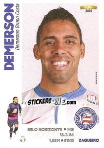 Sticker Demerson - Campeonato Brasileiro 2014 n. 32 - Panini