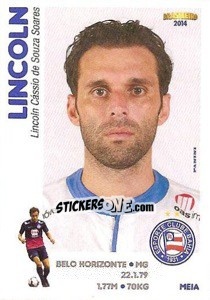 Sticker Lincoln - Campeonato Brasileiro 2014 n. 37 - Panini