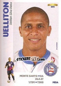 Sticker Uelliton - Campeonato Brasileiro 2014 n. 39 - Panini