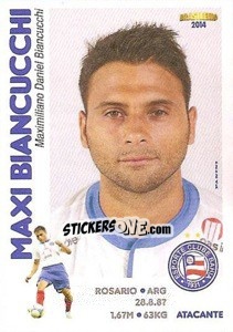 Sticker Maxi Biancucchi - Campeonato Brasileiro 2014 - Panini