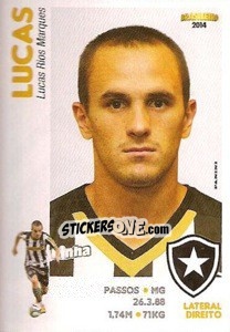 Cromo Lucas - Campeonato Brasileiro 2014 n. 45 - Panini