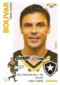 Sticker Bolivar - Campeonato Brasileiro 2014 - Panini