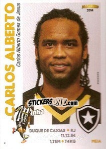 Cromo Carlos Alberto - Campeonato Brasileiro 2014 n. 52 - Panini