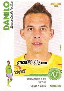 Sticker Danilo - Campeonato Brasileiro 2014 n. 57 - Panini