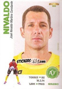 Cromo Nivaldo - Campeonato Brasileiro 2014 - Panini