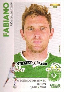 Figurina Fabiano - Campeonato Brasileiro 2014 - Panini