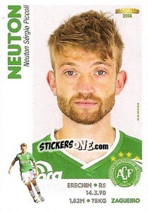 Sticker Neuton - Campeonato Brasileiro 2014 n. 61 - Panini