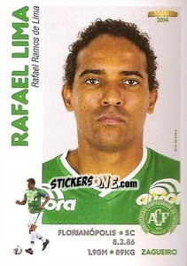 Sticker Rafael Lima - Campeonato Brasileiro 2014 n. 62 - Panini