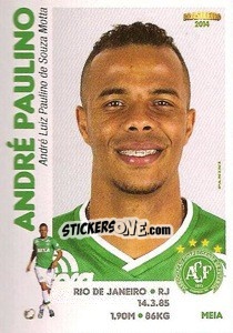 Figurina André Paulino - Campeonato Brasileiro 2014 - Panini