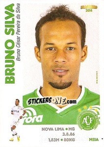Sticker Bruno Silva - Campeonato Brasileiro 2014 - Panini