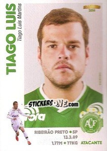 Sticker Tiago Luis - Campeonato Brasileiro 2014 n. 70 - Panini