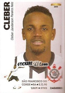 Sticker Cleber - Campeonato Brasileiro 2014 n. 72 - Panini