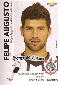 Sticker Felipe Augusto - Campeonato Brasileiro 2014 - Panini