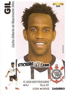 Sticker Gil - Campeonato Brasileiro 2014 n. 74 - Panini