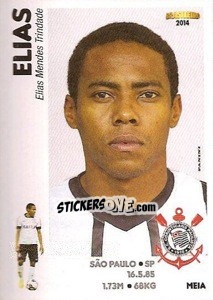 Figurina Elias - Campeonato Brasileiro 2014 - Panini