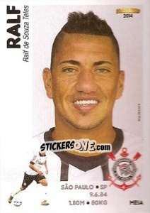 Sticker Ralf - Campeonato Brasileiro 2014 n. 80 - Panini