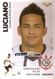 Sticker Luciano - Campeonato Brasileiro 2014 - Panini