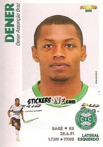 Sticker Dener - Campeonato Brasileiro 2014 n. 91 - Panini