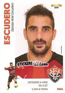 Cromo Escudero - Campeonato Brasileiro 2014 n. 275 - Panini