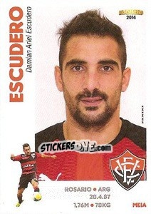 Cromo Escudero - Campeonato Brasileiro 2014 - Panini