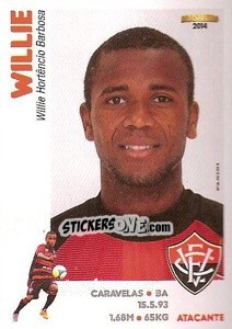 Cromo Willie - Campeonato Brasileiro 2014 n. 280 - Panini