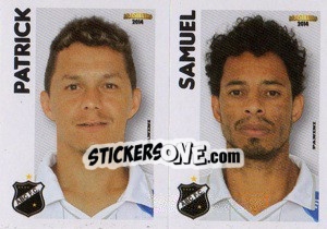 Sticker Patrick / Samuel  - Campeonato Brasileiro 2014 n. 282 - Panini