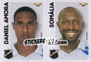 Sticker Daniel Amora / Somália  - Campeonato Brasileiro 2014 n. 284 - Panini