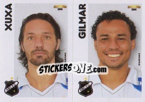 Sticker Xuxa / Gilmar  - Campeonato Brasileiro 2014 n. 285 - Panini