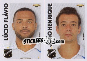 Sticker L.Flávio / J.Henrique  - Campeonato Brasileiro 2014 n. 286 - Panini