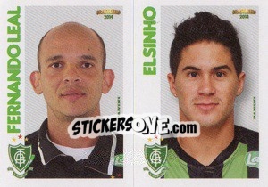 Sticker F.Leal / Elsinho  - Campeonato Brasileiro 2014 n. 287 - Panini