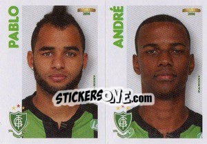 Sticker Pablo / André  - Campeonato Brasileiro 2014 n. 288 - Panini
