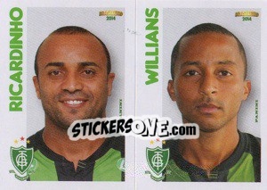 Sticker Ricardinho / Willians - Campeonato Brasileiro 2014 n. 292 - Panini