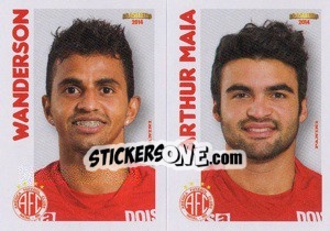 Sticker Wanderson / A.Maia  - Campeonato Brasileiro 2014 n. 295 - Panini