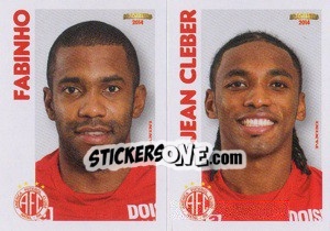 Sticker Fabinho / J.Cleber  - Campeonato Brasileiro 2014 n. 296 - Panini
