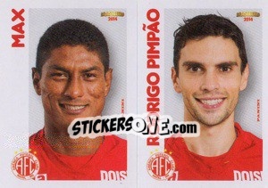 Sticker Max / R.Pimpão  - Campeonato Brasileiro 2014 n. 298 - Panini