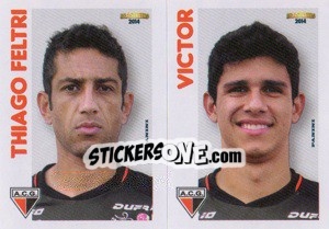 Sticker T.Feltri / Victor  - Campeonato Brasileiro 2014 - Panini