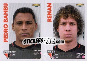 Sticker P.Bambu / Renan  - Campeonato Brasileiro 2014 - Panini