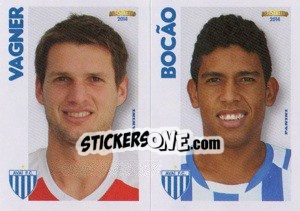 Sticker Vagner / Bocão  - Campeonato Brasileiro 2014 n. 305 - Panini