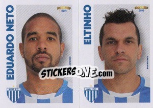 Sticker E.Neto / Eltinho  - Campeonato Brasileiro 2014 - Panini