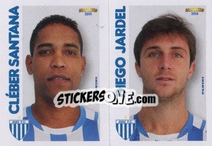 Sticker C.Santana / D.Jardel  - Campeonato Brasileiro 2014 n. 308 - Panini