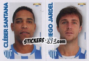 Cromo C.Santana / D.Jardel  - Campeonato Brasileiro 2014 - Panini