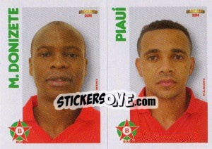 Sticker M.Donizete / Piauí  - Campeonato Brasileiro 2014 n. 313 - Panini