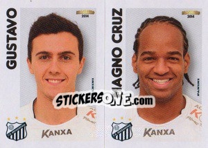 Sticker Gustavo / M.Cruz  - Campeonato Brasileiro 2014 - Panini