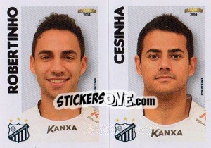 Sticker Robertinho / Cesinha  - Campeonato Brasileiro 2014 - Panini