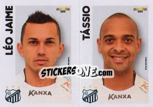 Cromo L.Jaime / Tássio  - Campeonato Brasileiro 2014 - Panini